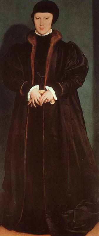 Hans Holbein Christina of Denmark Duchess of Milan France oil painting art